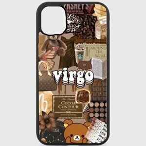 Brown Virgo Zodiac Sign Phone Case